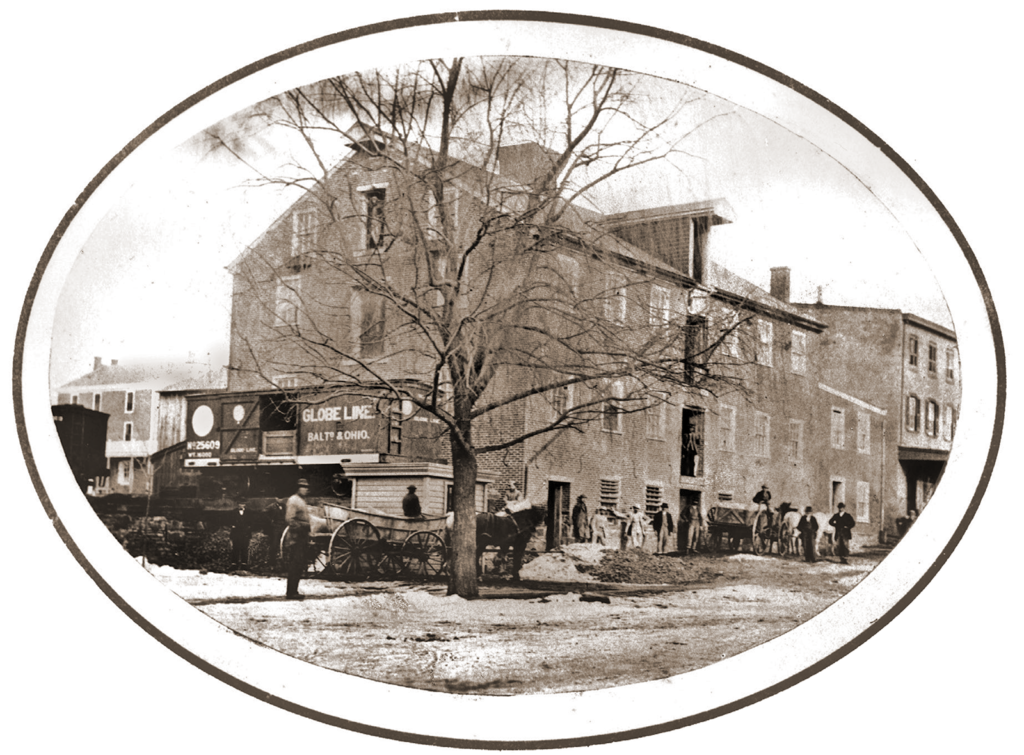 Elias K. Freed's grist mill on Main Street, North Wales PA