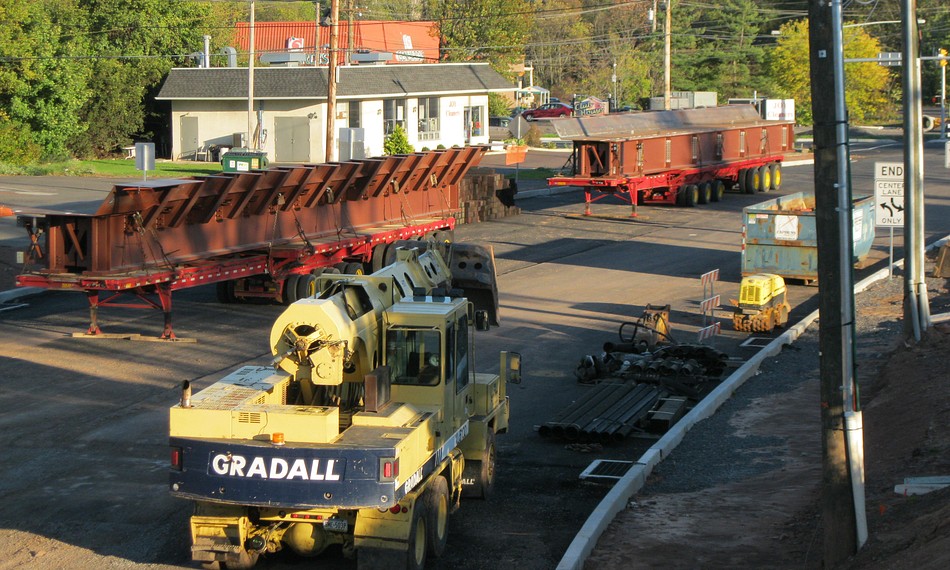 Sumneytown Pike from the rail road trestle