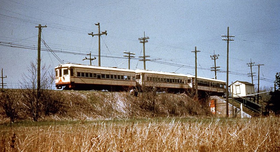 Trolley at Wales Junction