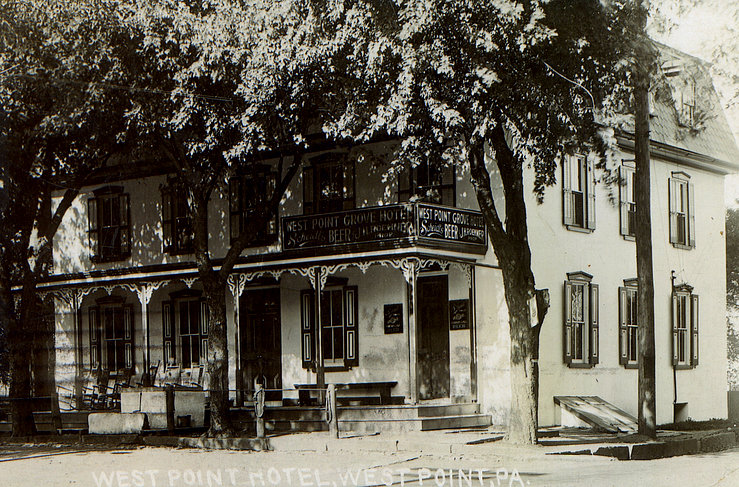 West Point Grove Hotel postcard