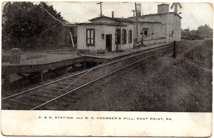 West Point PA train station 1908